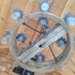 Maple leaf chandelier 